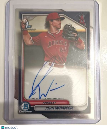 2024 Bowman - Chrome Prospects Autographs John Wimmer #CPA-JW
