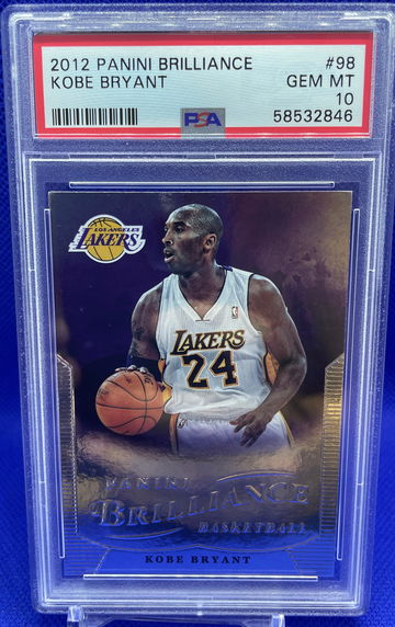 2012 Panini Brilliance 98 Kobe Bryant PSA 10 Gem Mint LA Lakers Low Pop