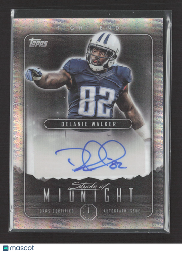2024 Topps Midnight Stroke of Midnight Delanie Walker #SMA-DW Autograph