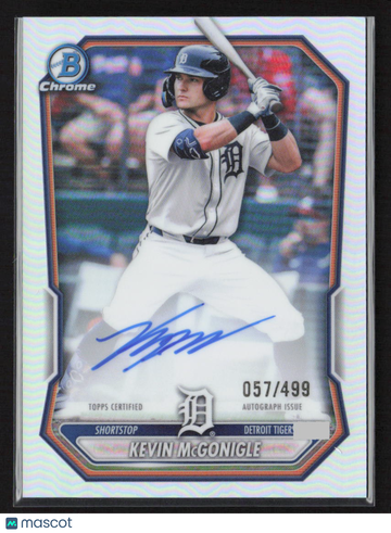 2026 Bowman Chrome Kevin McGonigle #CPA-KMC Refractor /499