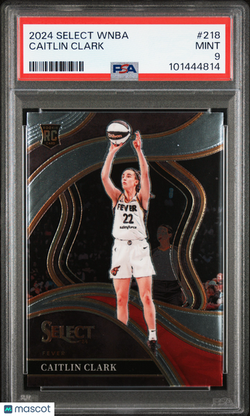2024 Panini Select WNBA Caitlin Clark #218 PSA 9