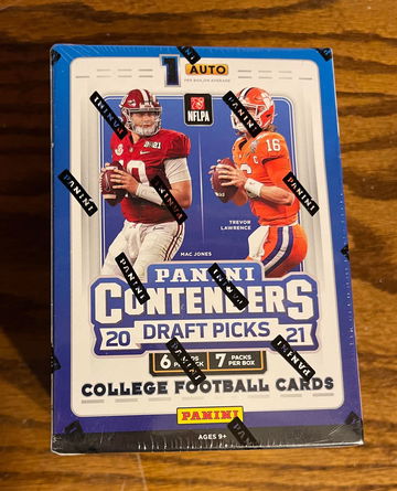 2021 Panini Contenders Draft Picks Sealed Blaster Box NFL Football (1 Auto Per Box) New Ships Fast!
