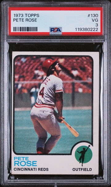 1973 Topps #130 Pete Rose PSA 3