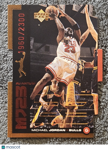 1999 Upper Deck MJ23 Quantum Master Moves Quantum Michael Jordan #QMM25 /2300