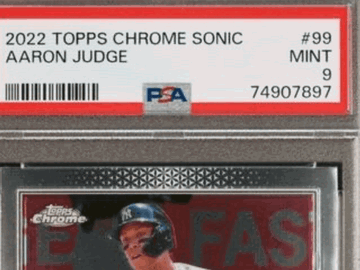 2022 Topps Chrome Aaron Judge #99 PSA 9
