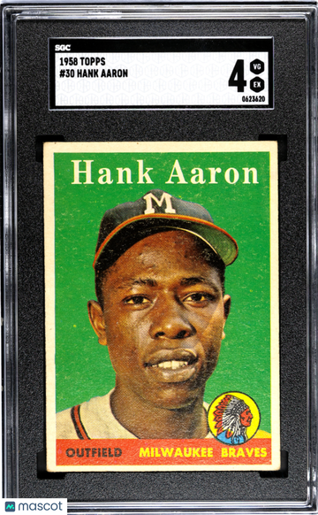 1958 Topps Hank Aaron #30 SGC 4