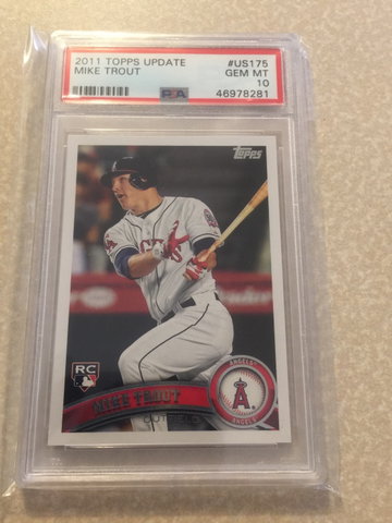 Mike Trout Topps Update RC