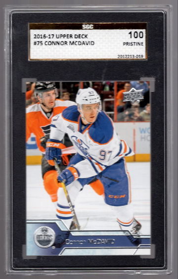 Connor McDavid 2016-17 Upper Deck 2nd Year Gold Label Pristine
