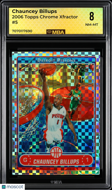 2006 Topps Chrome Chauncey Billups #5 Xfractor MBA 8