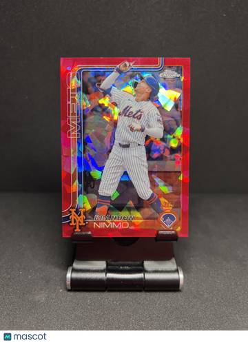 2025 CHROME SAPPHIRE BRANDON NIMMO RED REFRACTOR /5