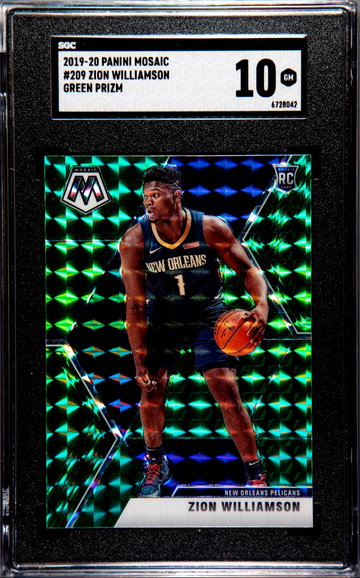 Zion Williamson SGC 10 Green