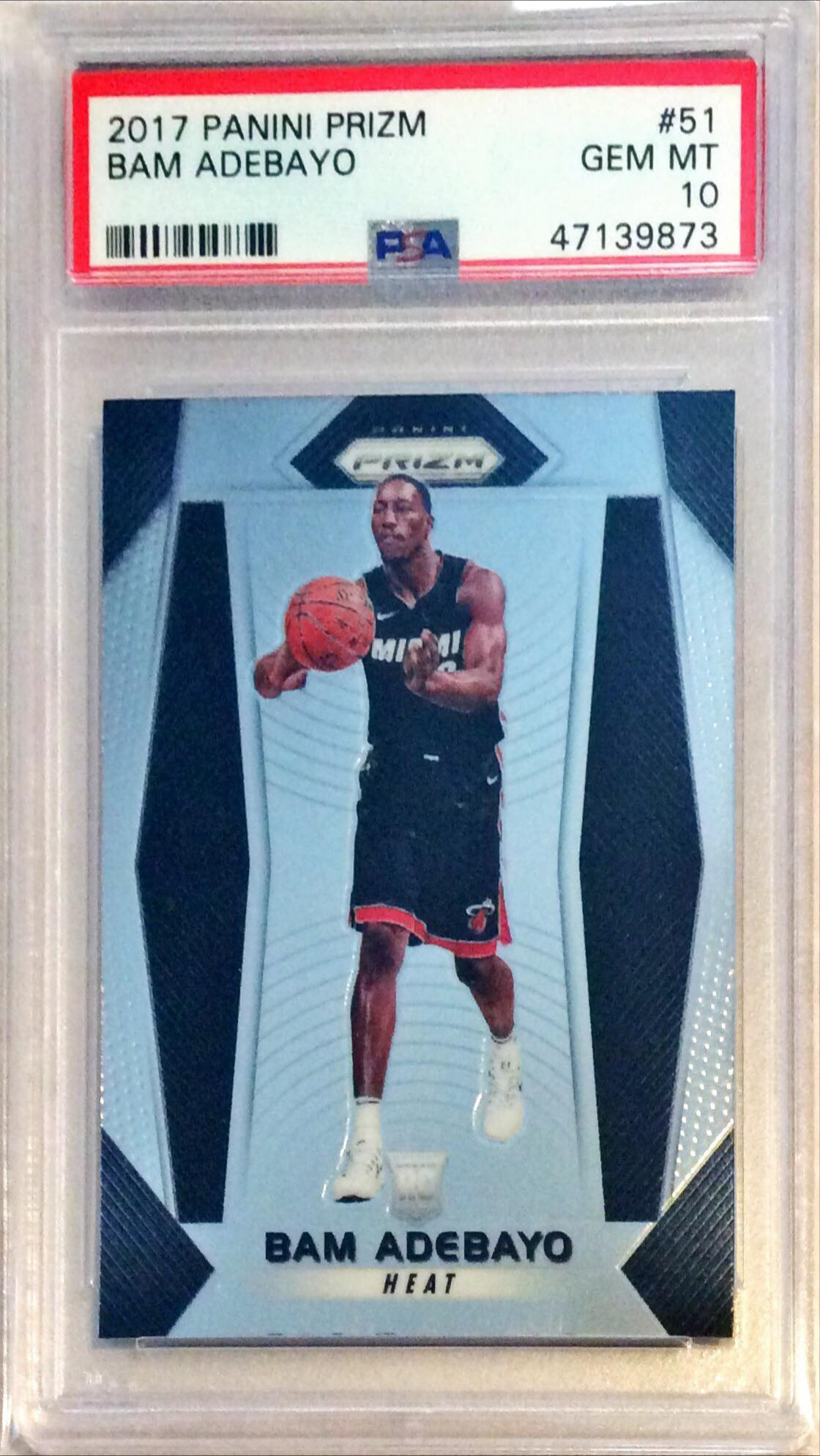Bam Adebayo 2017 Panini Prizm PSA 10