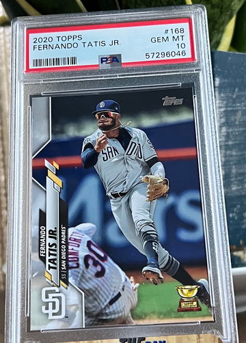 2020 Topps Fernando Tatis Jr. #168 PSA 10 Gem Mint San Diego Padres Shortstop!