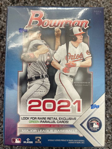 2021 Bowman blaster 