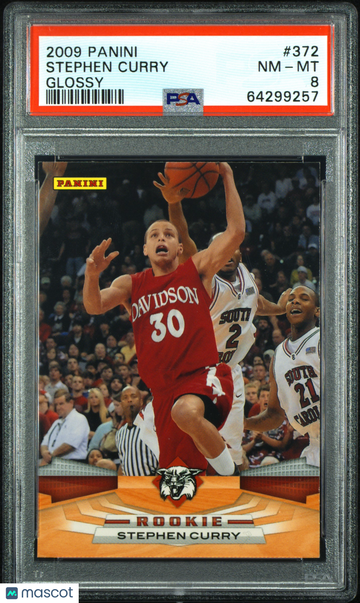 2009 Panini Stephen Curry #372 Glossy PSA 8