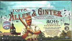 2016 Topps Allen & Ginter Factory Sealed Baseball Hobby Box
