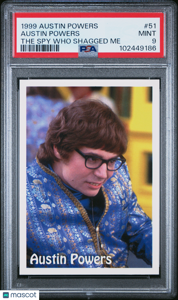 1999 Austin Powers The Spy Who Shagged Me Mike Meyers Austin Powers #51 PSA 9