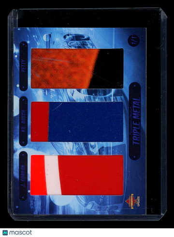 2023 President's Choice Solitaire 2.0 Update Triple Metal Jeff Gordon Kyle Petty Kurt Busch /1 Triple Metal Memorabilia