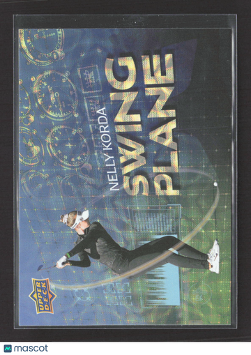 2026 Upper Deck Golf Swing Plane Gold Nelly Korda #SP-2
