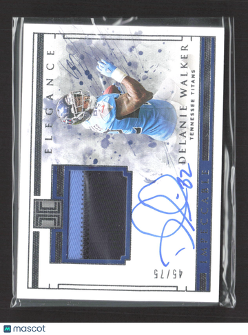 2019 Panini Impeccable Elegance Delanie Walker #EV-DW /90 Patch Memorabilia