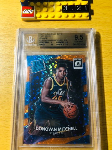 Optic Orange RC Donovan Mitchell Rare 9.5
