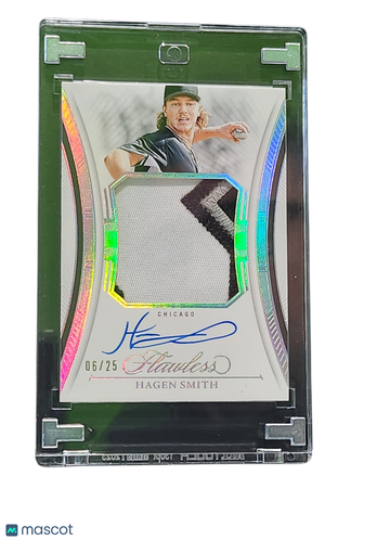 2025 Panini Flawless Baseball Hagen Smith #FPA-HS /25