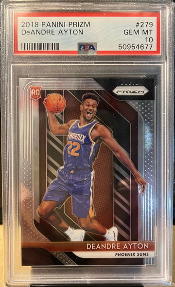 Deandre Ayton 2018 Panini Prizm RC PSA 10