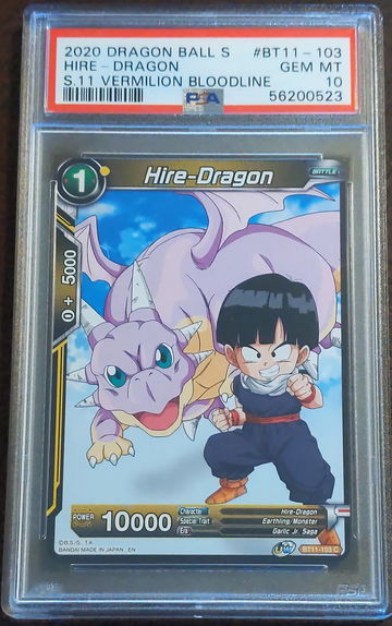 2020 Dragon Ball Super, Hire-Dragon, #BT11-103, PSA 10