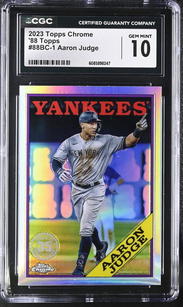 2023 Topps Chrome #88BC-1 Aaron Judge '88 Topps CGC 10