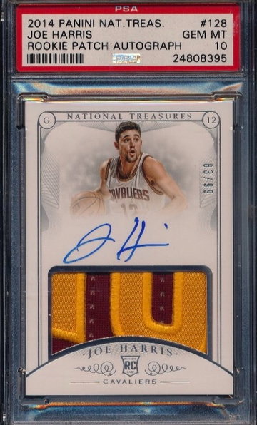 Joe Harris 2014 NT RPA /99 POP 1