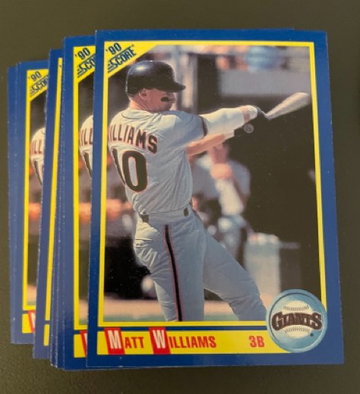 1990 Score Matt Williams #503 - QTY 50
