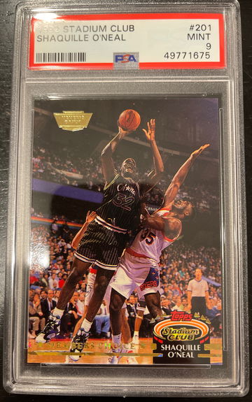 Shaquille O’Neal members only psa 9 201 stadium club