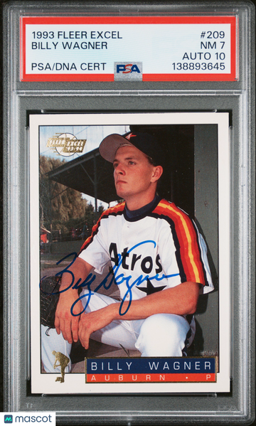 Billy Wagner 1993 Fleer Excel #209 Rookie PSA 7.