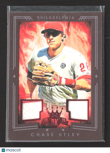 2015 Panini Diamond Kings Chase Utley #27 Dual Game-Used Material 76/99