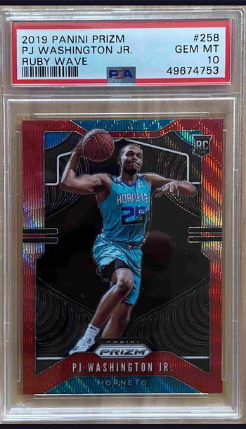 PJ Washington 2019 Prizm Ruby Red PSA 10 RC