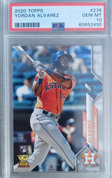 2020 Topps Yordan Alvarez RC PSA 10