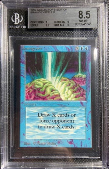 1993 MTG CE Collector's Edition 1993 Braingeyser R B BGS 8.5 NM-MINT+ 