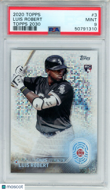 2020 Topps Topps 2030 Luis Robert #3 Topps 2030 PSA 9