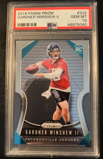 2019 Prizm Gardner Minshew PSA 10