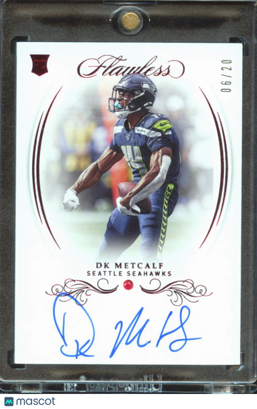 2020 Panini Flawless Football DK Metcalf #RGS-DKM Ruby /20 Ruby