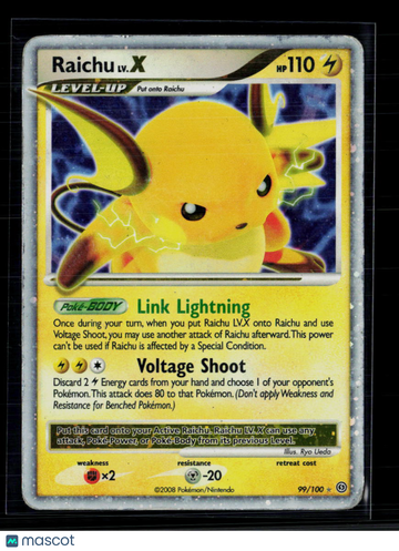 2008 Stormfront Raicu LV.X Holo Rare #99/100