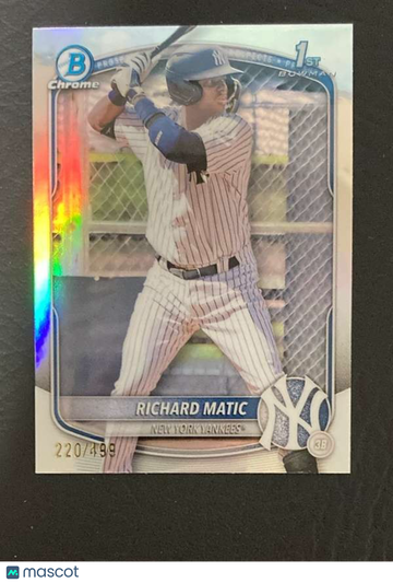 2025 Bowman - Chrome Prospects Refractor Richard Matic #BCP-71