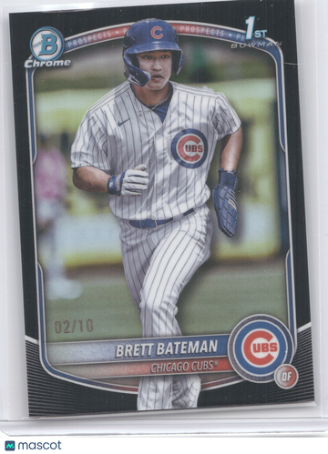 2025 Bowman Chrome Prospects Brett Bateman #BCP-226 Black /10