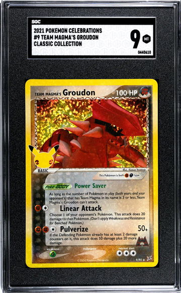2021 Pokemon Celebrations #9 Team Magma's Groudon Classic Collection SGC 9