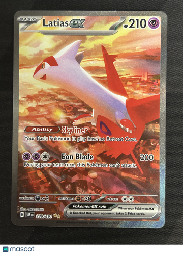 2024 Surging Sparks Latias EX Holo Secret Rare SIR #239/191