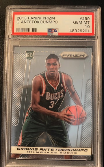 2013 Prizm Giannis Antetokounmpo PSA 10