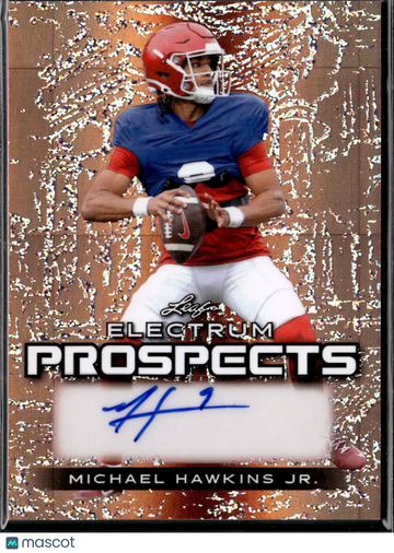 Michael Hawkins Jr. 2024 Leaf Electrum Prospects Auto Oklahoma Sooners