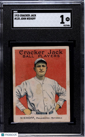 1915 Cracker Jack John Niehoff #125 SGC 1