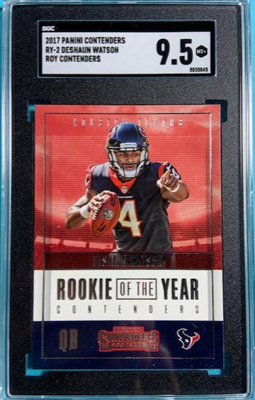 2017 Panini Contenders of the Year Deshaun Watson #RY-2 SGC 9.5 RC Rookie 