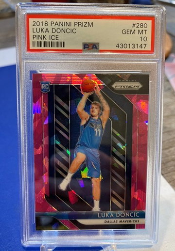 Luka Doncic Pink Ice PSA 10